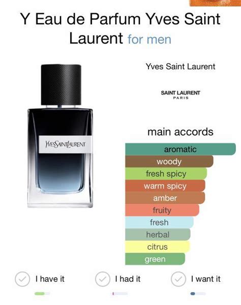 ysl y edp noted|ysl y edp fragrance notes.